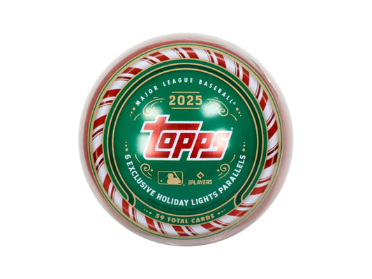 2025 Topps Holiday Baseball Tin | Columbia Sports Cards - Columbia Hobby - Sports Card Boxes - Toploaders - Card Savers