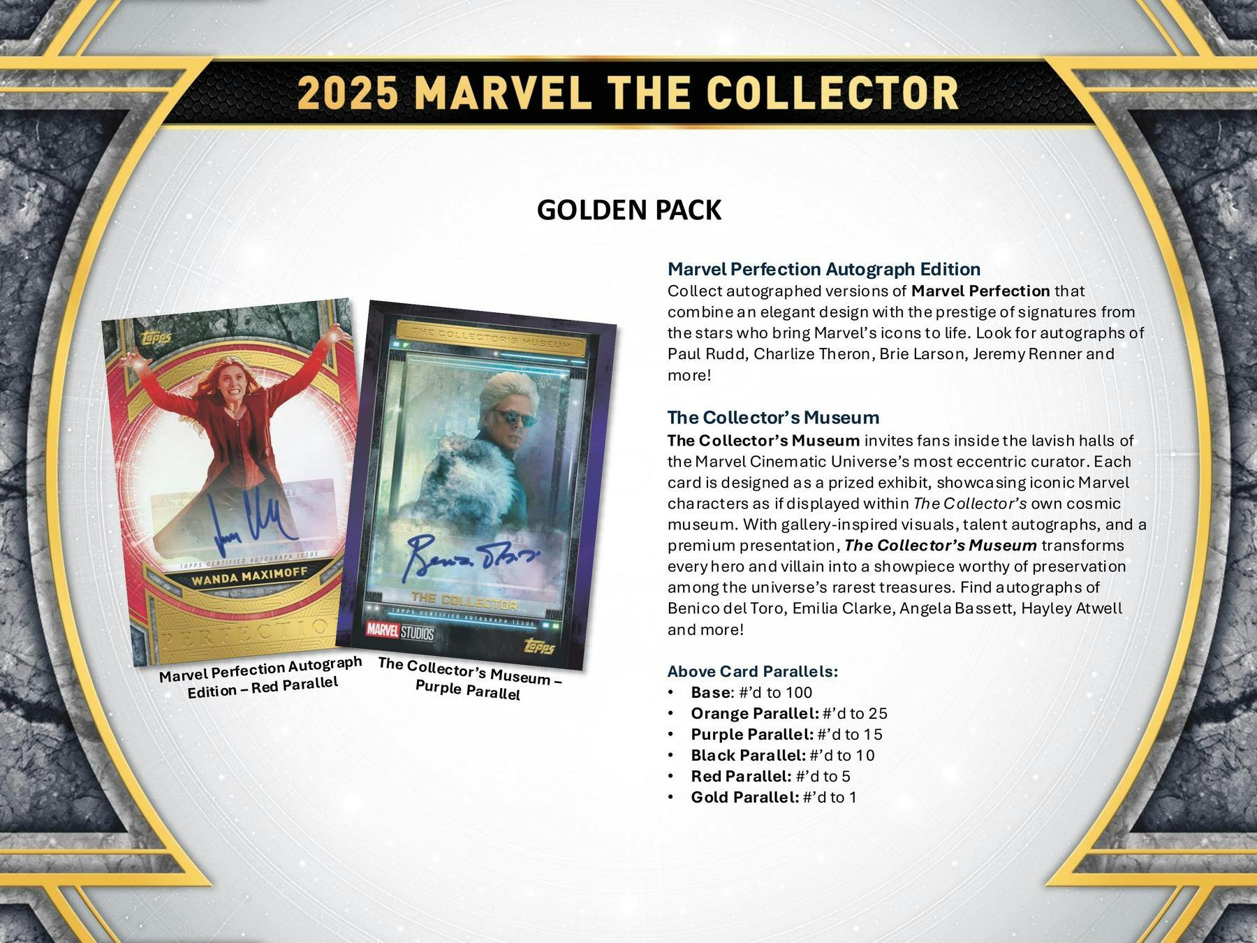 2025 Topps Marvel The Collector Hobby Box | Columbia Sports Cards - Columbia Hobby - Sports Card Boxes - Toploaders - Card Savers