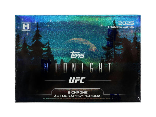2025 Topps Midnight UFC Hobby Box | Columbia Sports Cards - Columbia Hobby - Sports Card Boxes - Toploaders - Card Savers