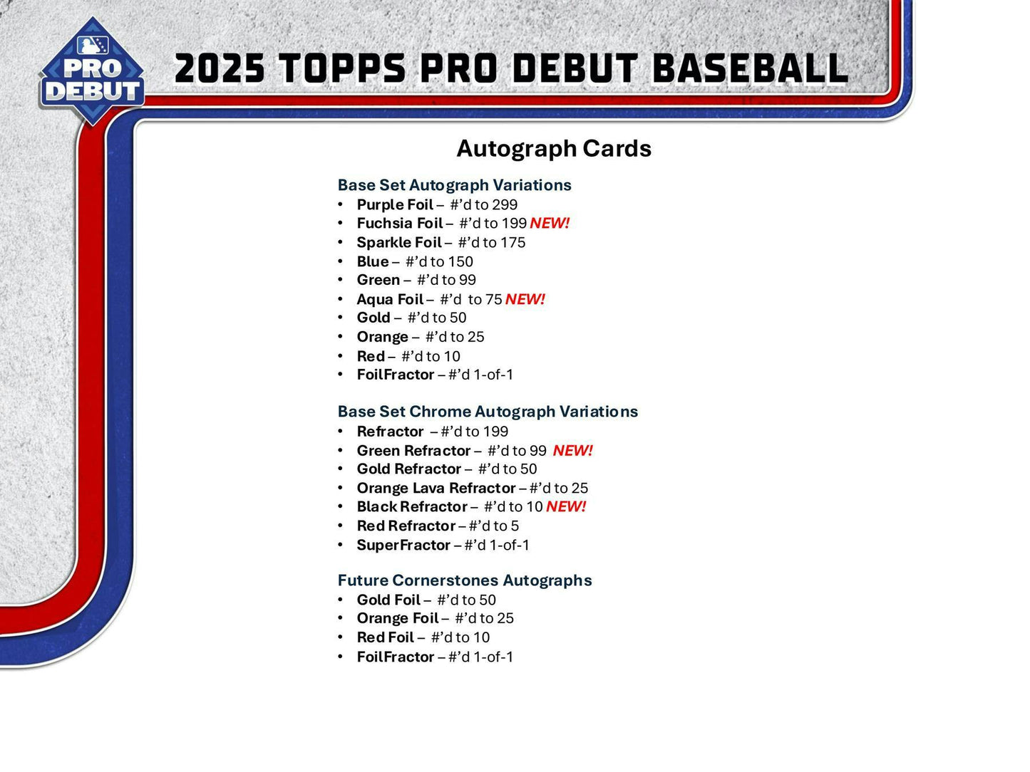 2025 Topps Pro Debut Baseball Hobby Jumbo Box | Columbia Sports Cards - Columbia Hobby - Sports Card Boxes - Toploaders - Card Savers