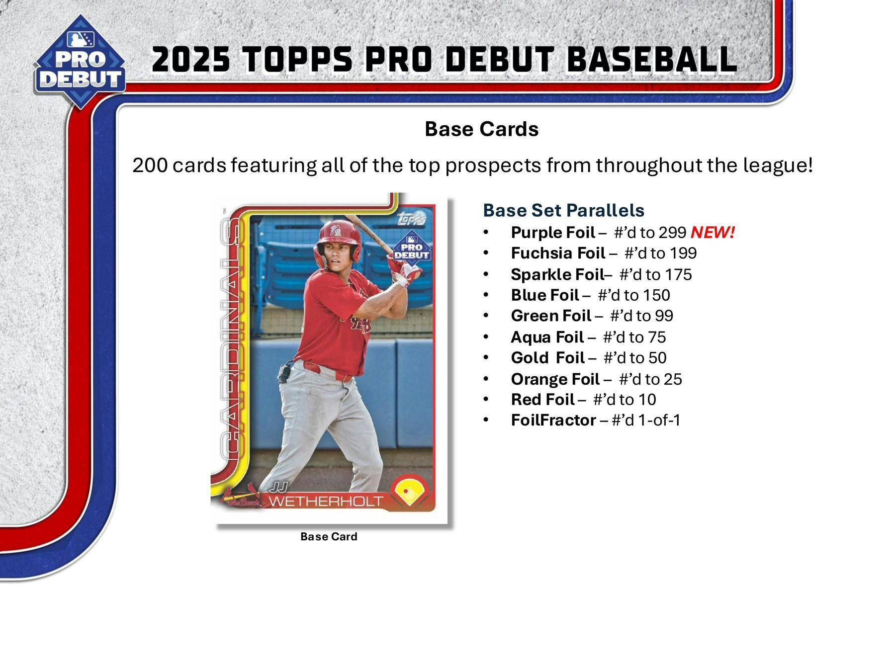 2025 Topps Pro Debut Baseball Hobby Jumbo Box | Columbia Sports Cards - Columbia Hobby - Sports Card Boxes - Toploaders - Card Savers