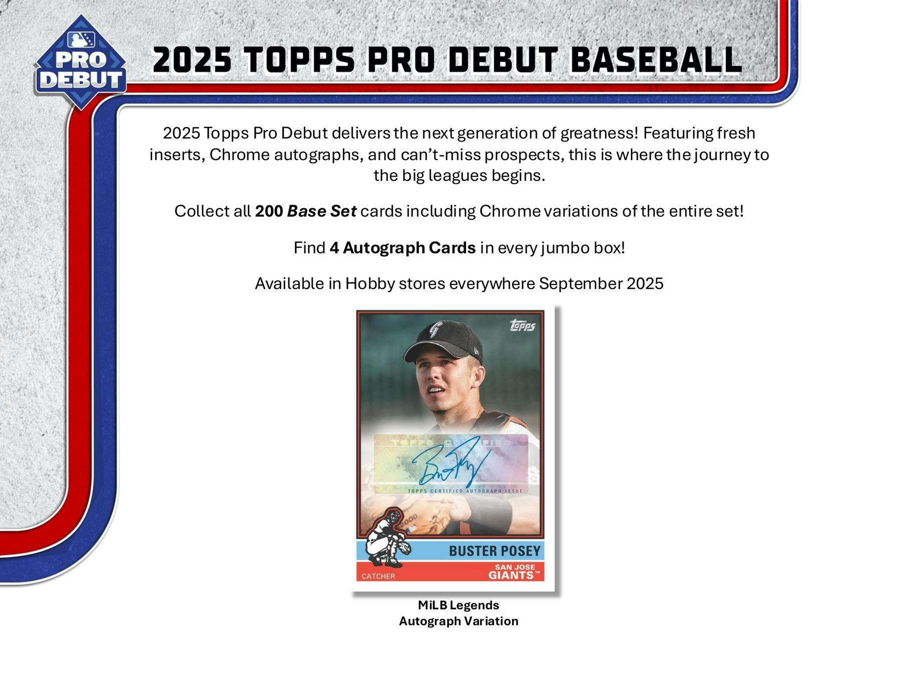 2025 Topps Pro Debut Baseball Hobby Jumbo Box | Columbia Sports Cards - Columbia Hobby - Sports Card Boxes - Toploaders - Card Savers