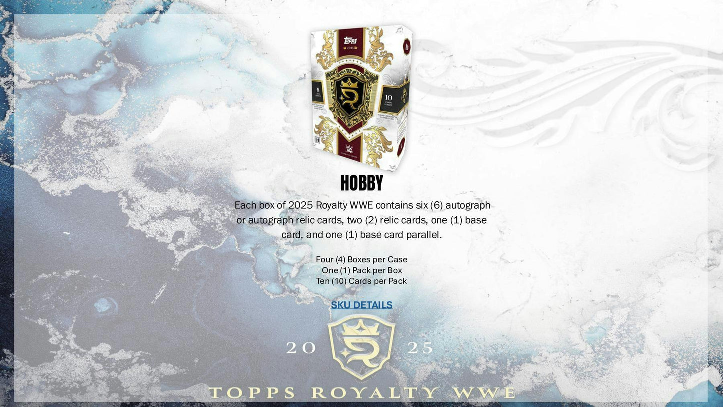 2025 Topps Royalty WWE Wrestling Hobby Box | Columbia Sports Cards - Columbia Hobby - Sports Card Boxes - Toploaders - Card Savers