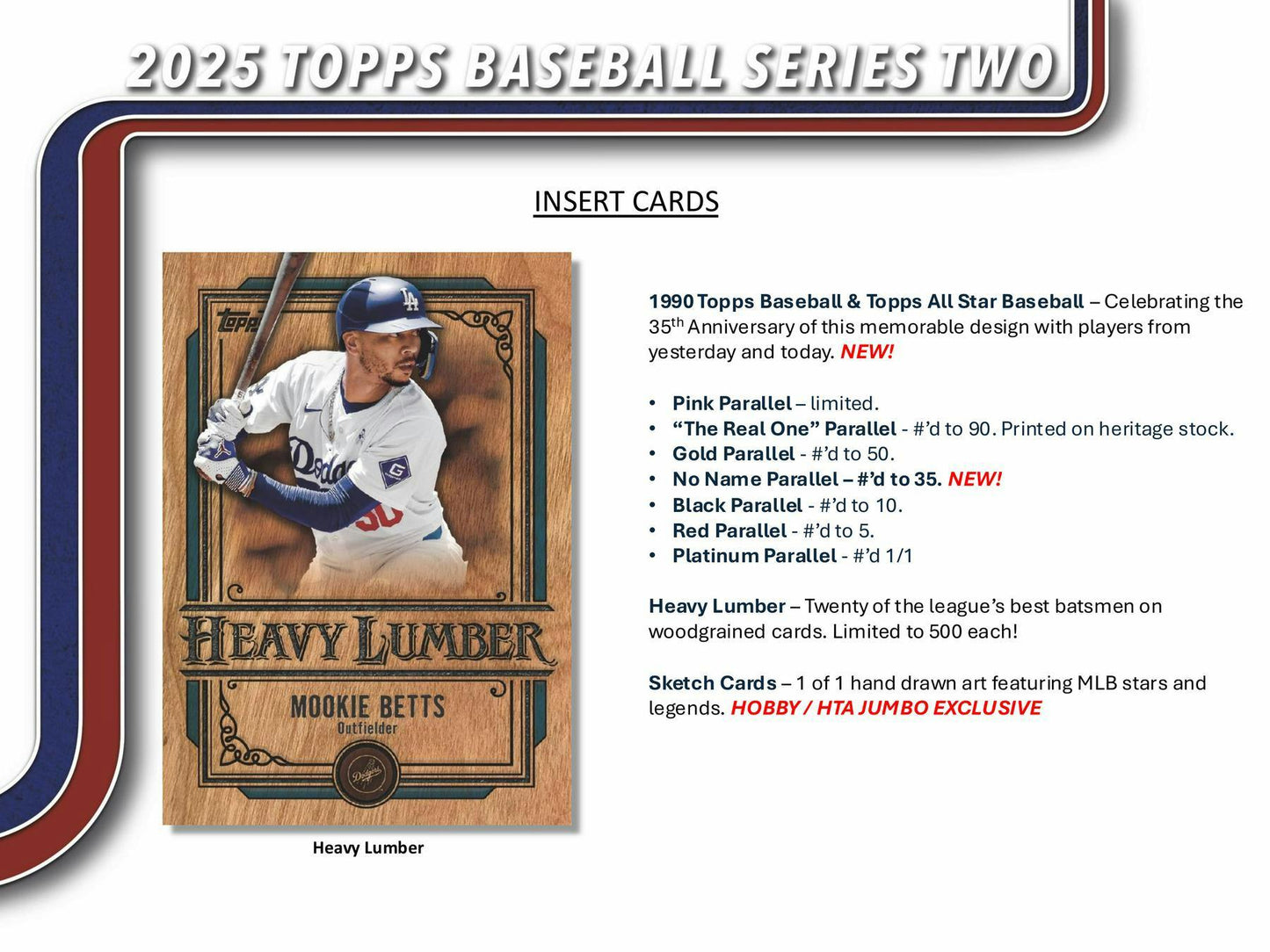 2025 Topps Series 2 Baseball Hobby Jumbo Box - Columbia Hobby - Sports Card Boxes - Toploaders - Card Savers