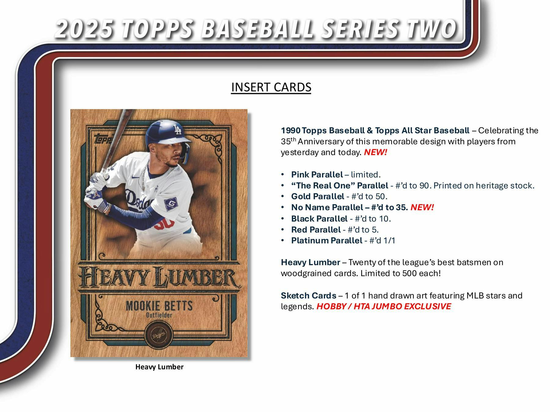 2025 Topps Series 2 Baseball Hobby Jumbo Box - Columbia Hobby - Sports Card Boxes - Toploaders - Card Savers