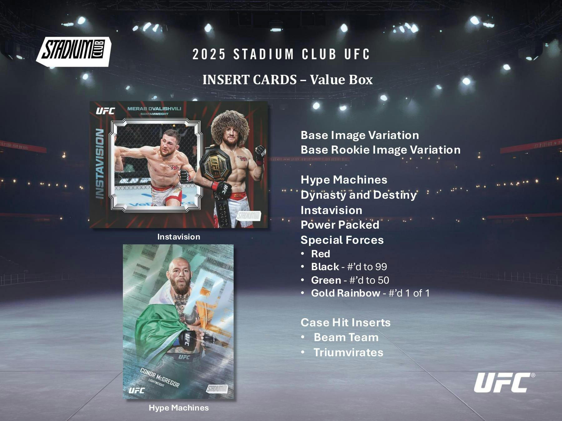 2025 Topps Stadium Club UFC 6 - Pack Blaster Box | Columbia Sports Cards - Columbia Hobby - Sports Card Boxes - Toploaders - Card Savers
