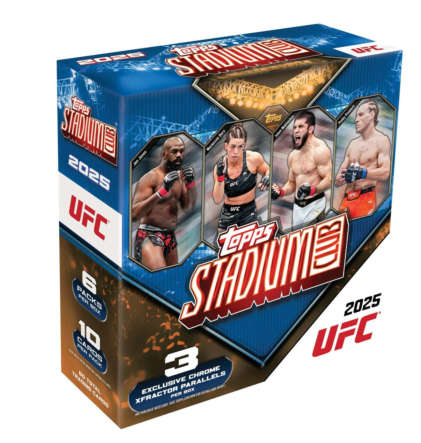 2025 Topps Stadium Club UFC Mega Box | Columbia Sports Cards - Columbia Hobby - Sports Card Boxes - Toploaders - Card Savers