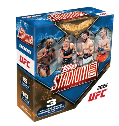 2025 Topps Stadium Club UFC Mega Box | Columbia Sports Cards - Columbia Hobby - Sports Card Boxes - Toploaders - Card Savers