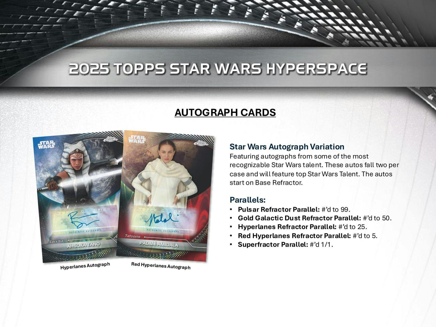 2025 Topps Star Wars Hyperspace Hobby Box | Columbia Sports Cards - Columbia Hobby - Sports Card Boxes - Toploaders - Card Savers