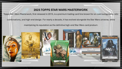 2025 Topps Star Wars Masterwork Hobby Box | Columbia Sports Cards