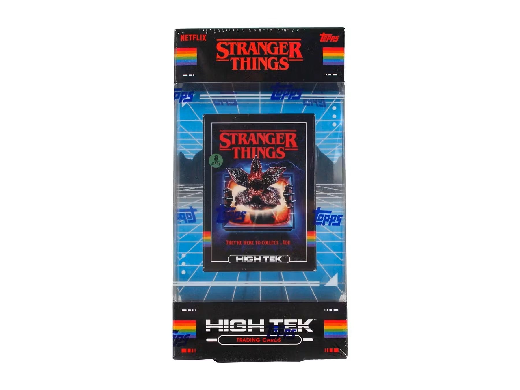 2025 Topps Stranger Things High Tek Hobby Box - Columbia Hobby - Sports Card Boxes - Toploaders - Card Savers