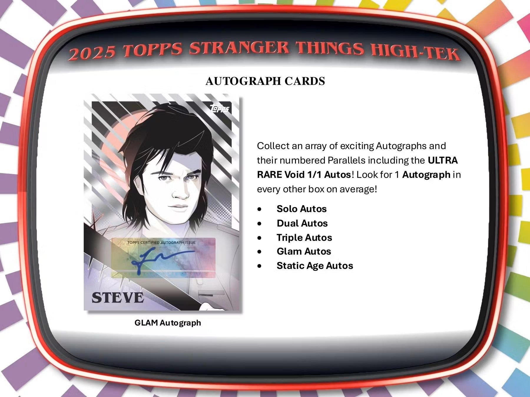 2025 Topps Stranger Things High Tek Hobby Box - Columbia Hobby - Sports Card Boxes - Toploaders - Card Savers