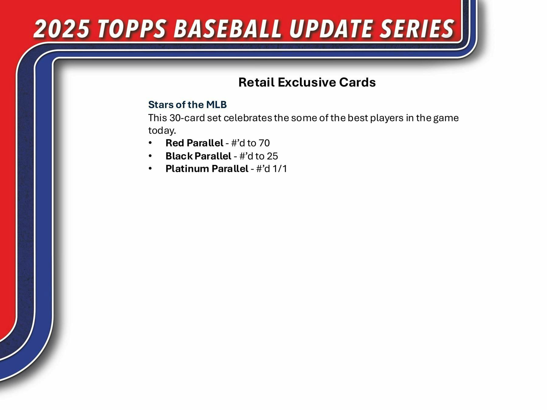 2025 Topps Update Series Baseball 7 - Pack Blaster Box | Columbia Sports Cards - Columbia Hobby - Sports Card Boxes - Toploaders - Card Savers