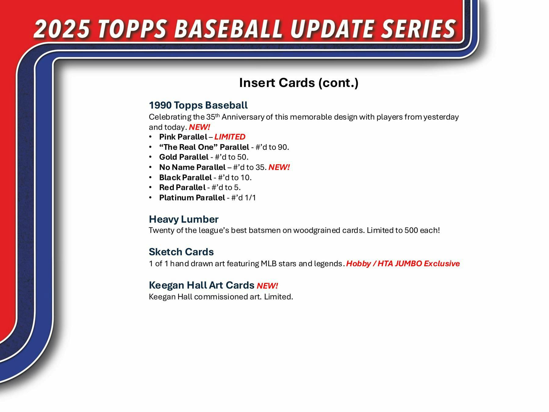 2025 Topps Update Series Baseball Hobby Box | Columbia Sports Cards - Columbia Hobby - Sports Card Boxes - Toploaders - Card Savers