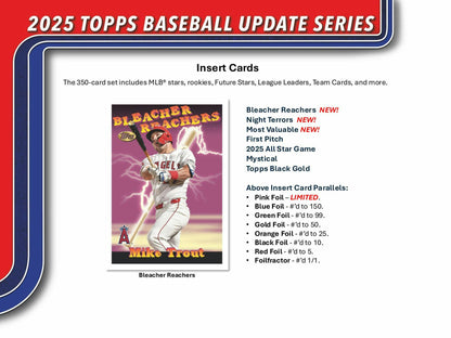 2025 Topps Update Series Baseball Hobby Box | Columbia Sports Cards - Columbia Hobby - Sports Card Boxes - Toploaders - Card Savers