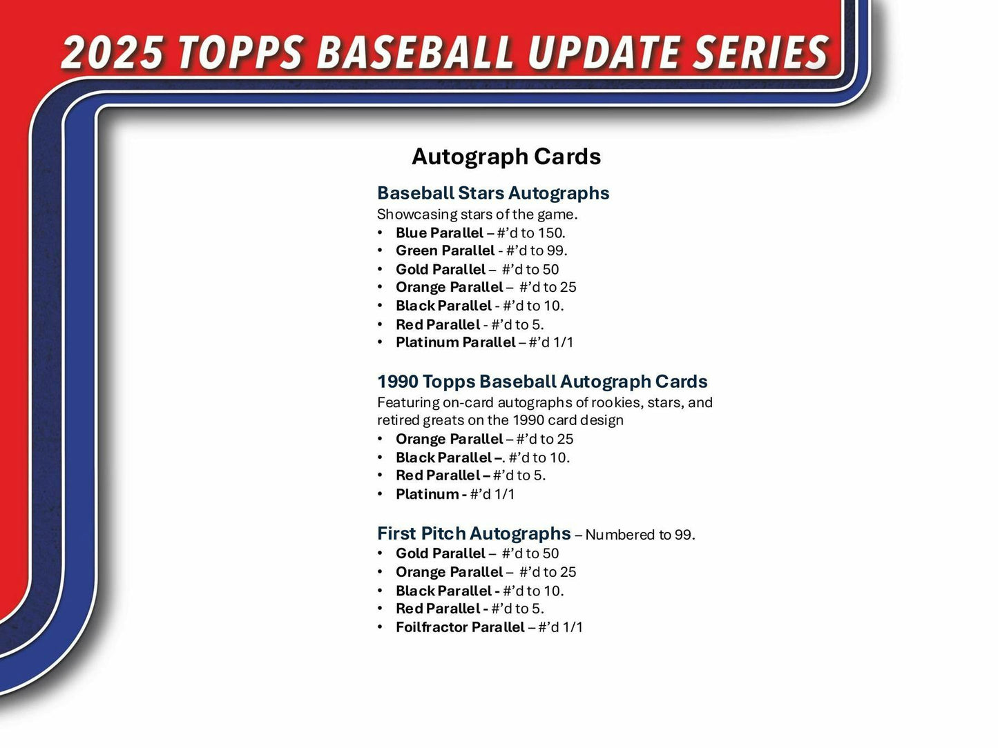 2025 Topps Update Series Baseball Hobby Box | Columbia Sports Cards - Columbia Hobby - Sports Card Boxes - Toploaders - Card Savers