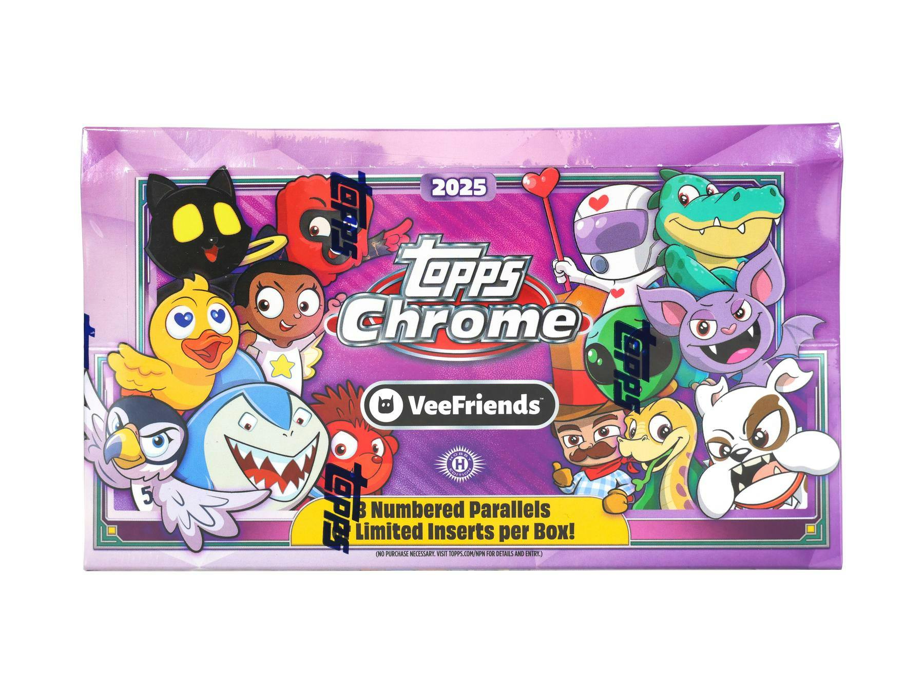 2025 Topps VeeFriends Chrome Hobby Box - Columbia Hobby - Sports Card Boxes - Toploaders - Card Savers