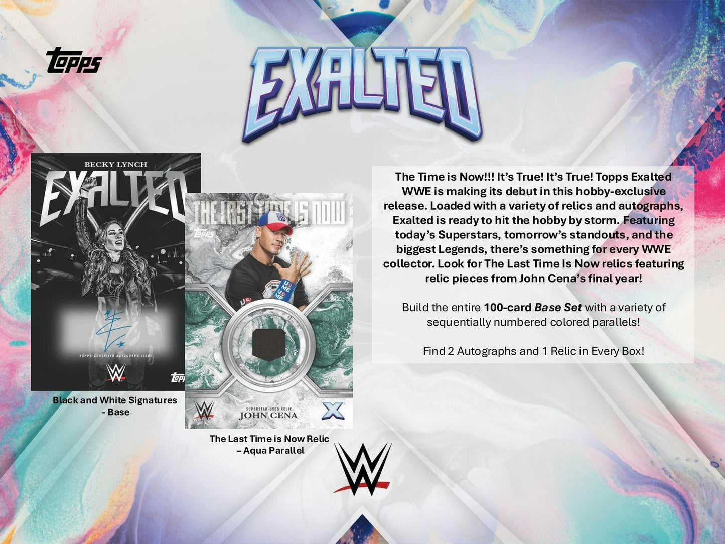 2025 Topps WWE Exalted Wrestling Hobby Box | Columbia Sports Cards - Columbia Hobby - Sports Card Boxes - Toploaders - Card Savers