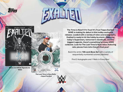 2025 Topps WWE Exalted Wrestling Hobby Box | Columbia Sports Cards - Columbia Hobby - Sports Card Boxes - Toploaders - Card Savers