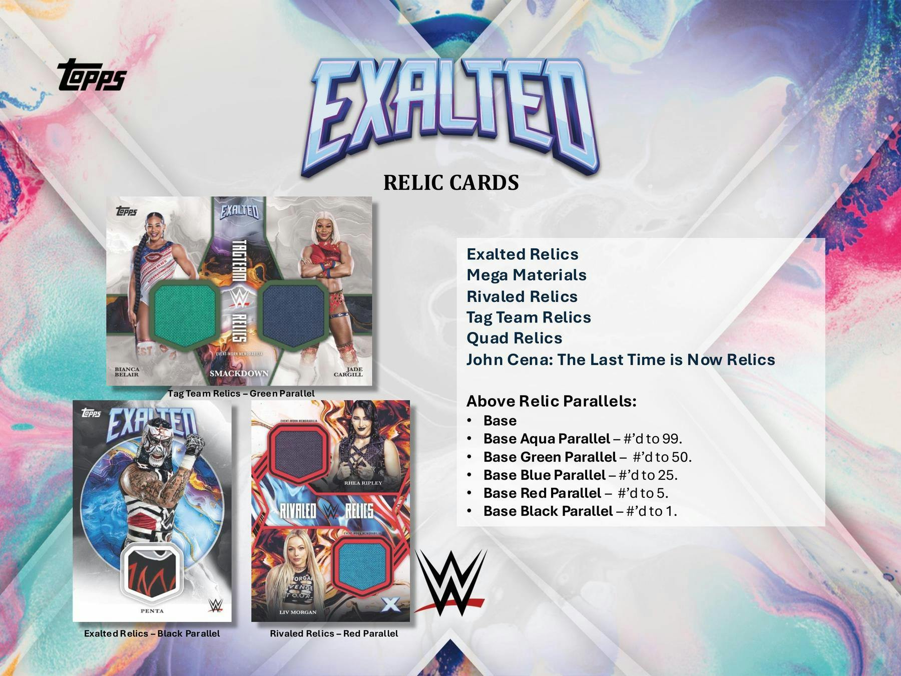 2025 Topps WWE Exalted Wrestling Hobby Box | Columbia Sports Cards - Columbia Hobby - Sports Card Boxes - Toploaders - Card Savers