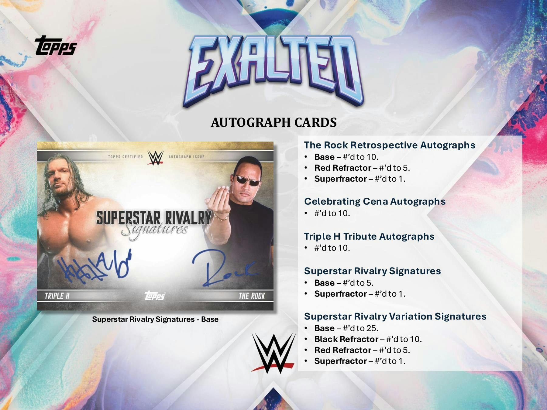 2025 Topps WWE Exalted Wrestling Hobby Box | Columbia Sports Cards - Columbia Hobby - Sports Card Boxes - Toploaders - Card Savers