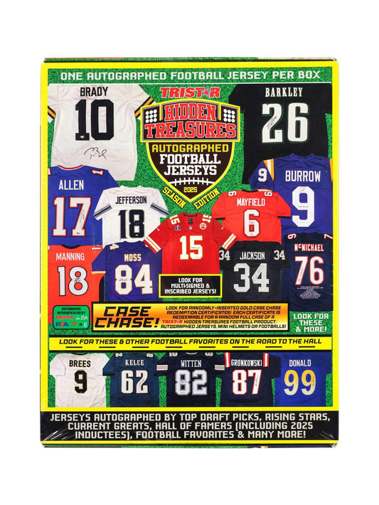2025 TriStar Autographed Football Jersey Series 2 Hobby Box | Columbia Sports Cards - Columbia Hobby - Sports Card Boxes - Toploaders - Card Savers