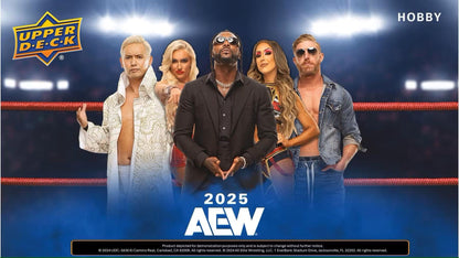 2025 Upper Deck AEW All Elite Wrestling Hobby Box - Columbia Hobby - Sports Card Boxes - Toploaders - Card Savers