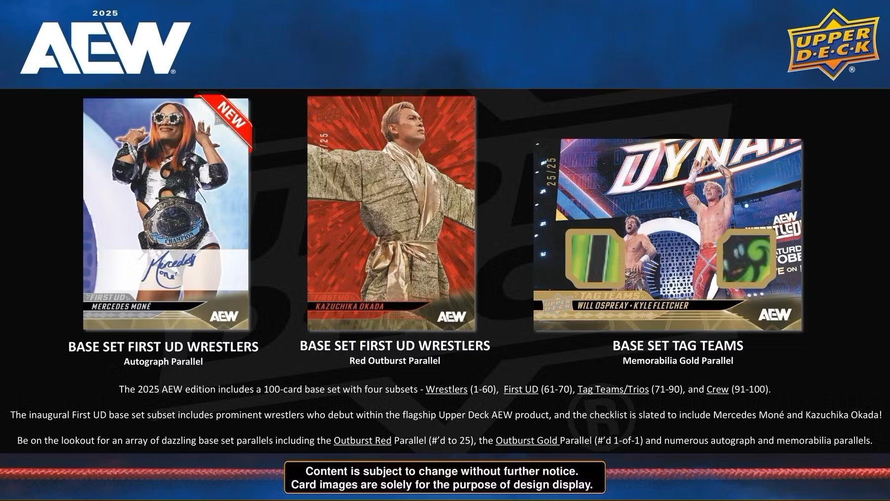 2025 Upper Deck AEW All Elite Wrestling Hobby Box - Columbia Hobby - Sports Card Boxes - Toploaders - Card Savers