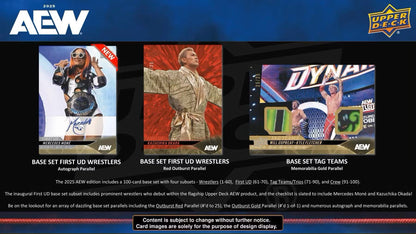 2025 Upper Deck AEW All Elite Wrestling Hobby Box - Columbia Hobby - Sports Card Boxes - Toploaders - Card Savers