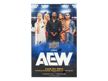 2025 Upper Deck AEW All Elite Wrestling Hobby Box - Columbia Hobby - Sports Card Boxes - Toploaders - Card Savers