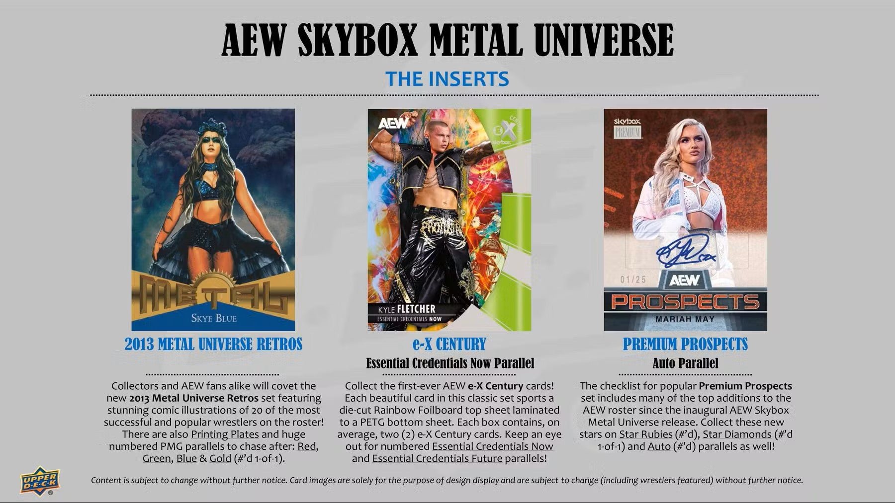 2025 Upper Deck AEW Skybox Metal Universe Wrestling Hobby Box - Columbia Hobby - Sports Card Boxes - Toploaders - Card Savers
