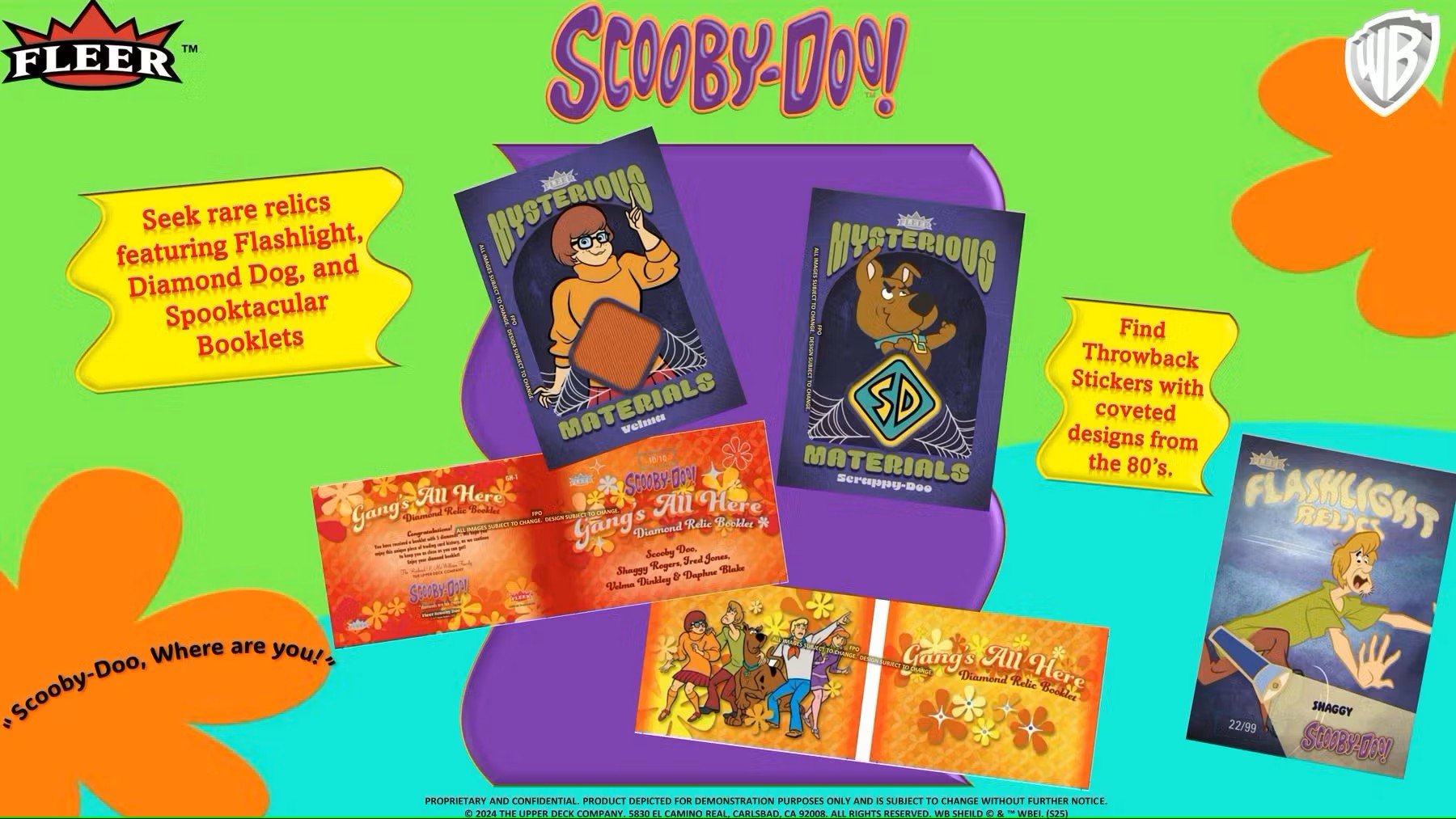 2025 Upper Deck Fleer Scooby Doo! Trading Cards Hobby Box | Columbia Sports Cards - Columbia Hobby - Sports Card Boxes - Toploaders - Card Savers