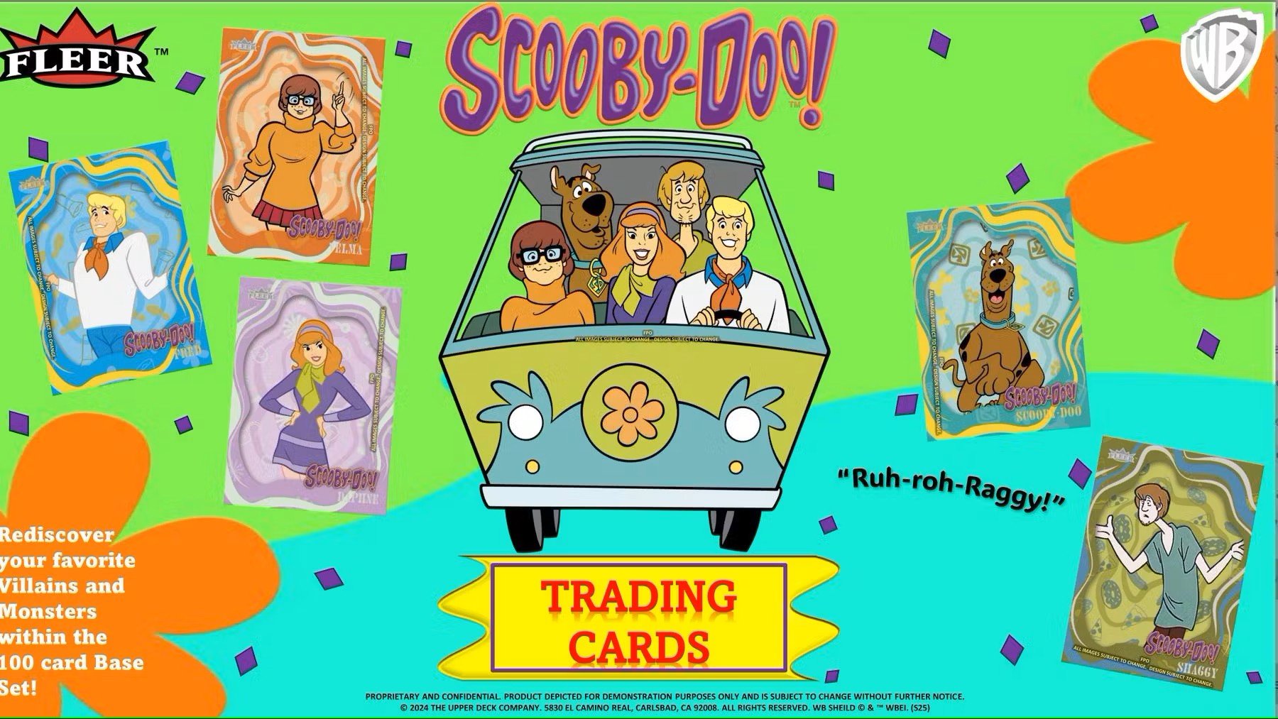 2025 Upper Deck Fleer Scooby Doo! Trading Cards Hobby Box | Columbia Sports Cards - Columbia Hobby - Sports Card Boxes - Toploaders - Card Savers