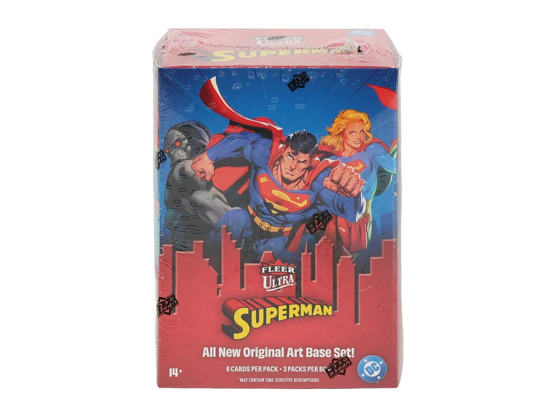2025 Upper Deck Fleer Ultra Superman Blaster Box - Columbia Hobby - Sports Card Boxes - Toploaders - Card Savers