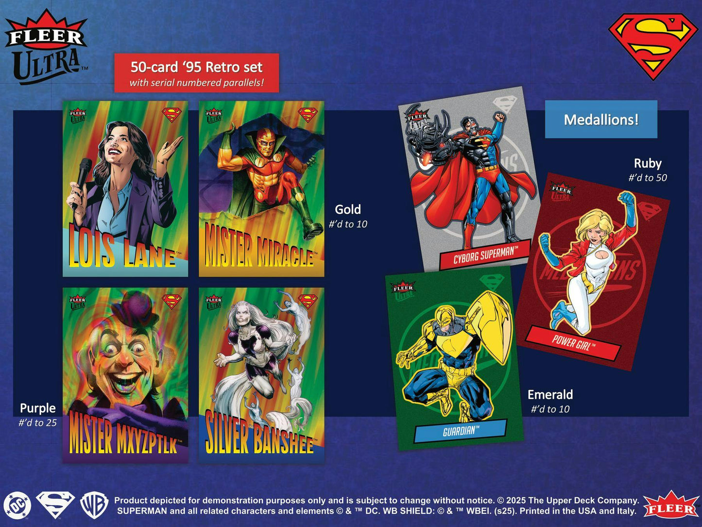 2025 Upper Deck Fleer Ultra Superman Hobby Box - Columbia Hobby - Sports Card Boxes - Toploaders - Card Savers