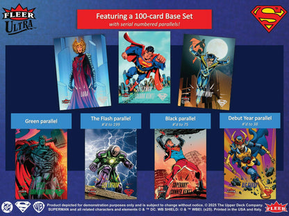 2025 Upper Deck Fleer Ultra Superman Hobby Box - Columbia Hobby - Sports Card Boxes - Toploaders - Card Savers