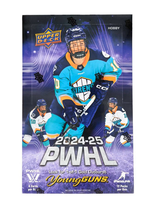 2025 Upper Deck PWHL Hockey Hobby Box - Columbia Hobby - Sports Card Boxes - Toploaders - Card Savers