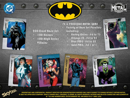 2025 Upper Deck Skybox Metal Universe Batman Hobby Box | Columbia Sports Cards - Columbia Sports Cards