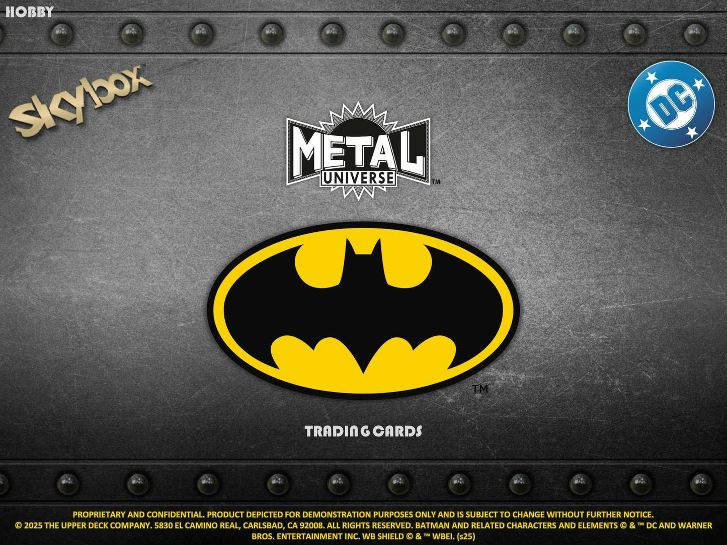 2025 Upper Deck Skybox Metal Universe Batman Hobby Box | Columbia Sports Cards - Columbia Sports Cards