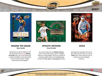 2025 Upper Deck World of Sports Volume 1 Multisport Hobby Box | Columbia Sports Cards - Columbia Hobby - Sports Card Boxes - Toploaders - Card Savers