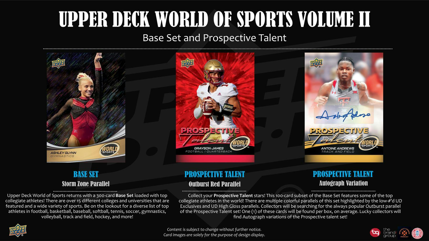 2025 Upper Deck World of Sports Volume 2 Multisport Hobby Box - Columbia Hobby - Sports Card Boxes - Toploaders - Card Savers
