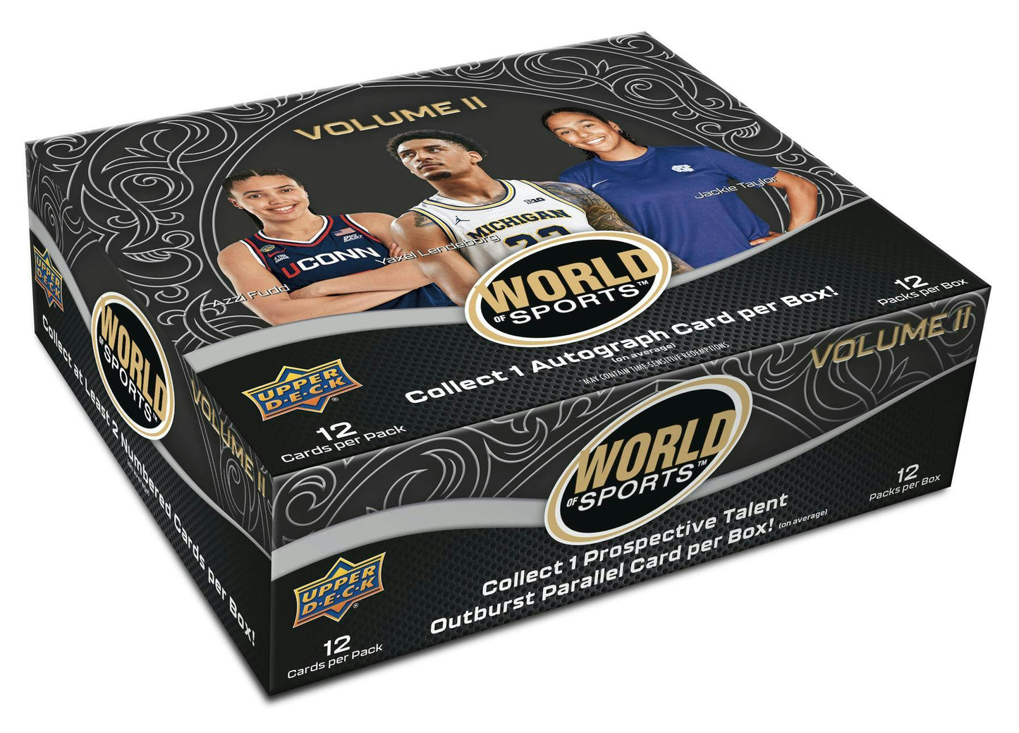 2025 Upper Deck World of Sports Volume 2 Multisport Hobby Box - Columbia Hobby - Sports Card Boxes - Toploaders - Card Savers