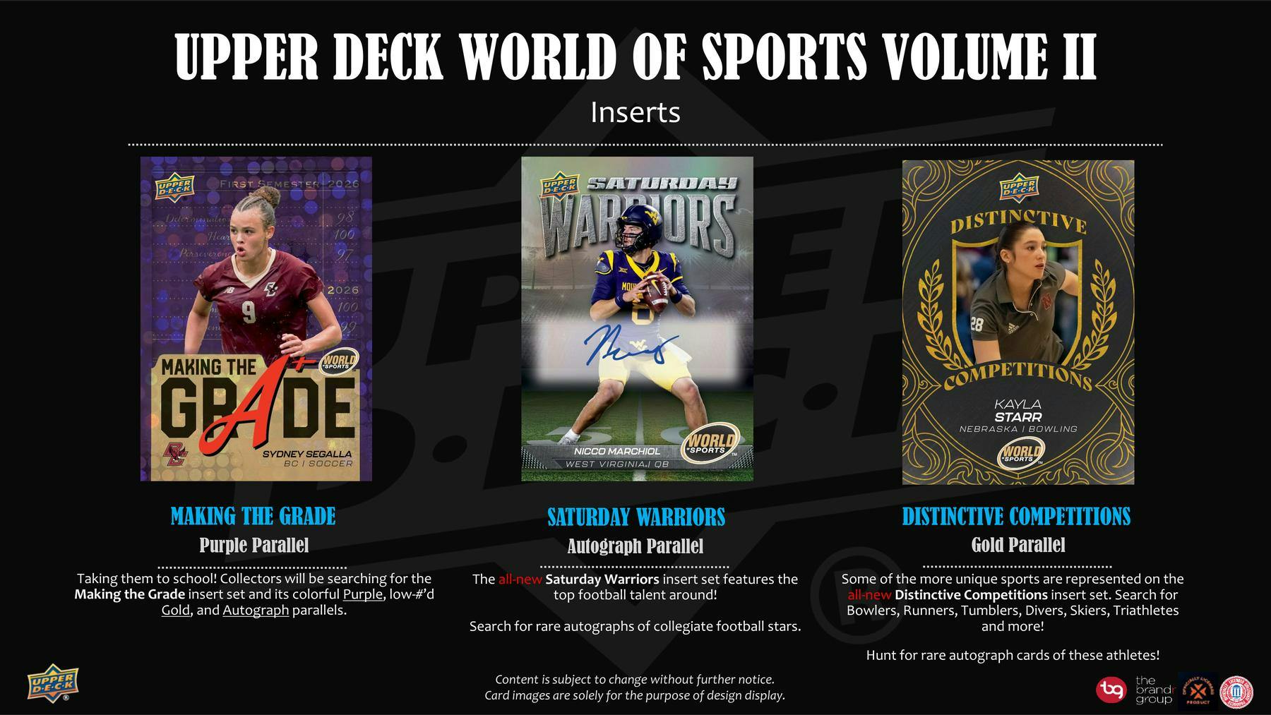 2025 Upper Deck World of Sports Volume 2 Multisport Hobby Box - Columbia Hobby - Sports Card Boxes - Toploaders - Card Savers