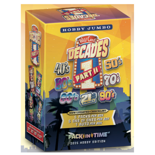 2025 Wild Card Decades Part II Hobby Box | Columbia Sports Cards - Columbia Sports Cards