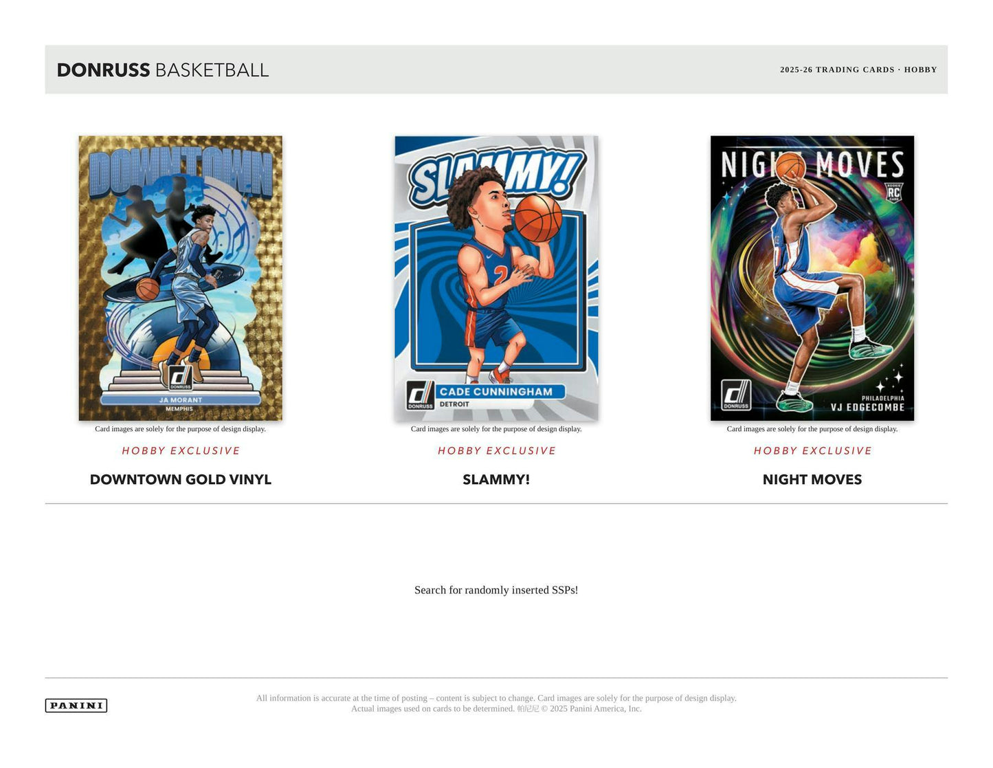 2025/26 Panini Donruss Basketball Hobby Box | Columbia Sports Cards