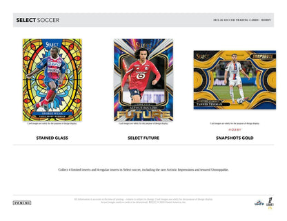 2025/26 Panini Select Ligue 1 Soccer H2 Box | Columbia Sports Cards - Columbia Sports Cards