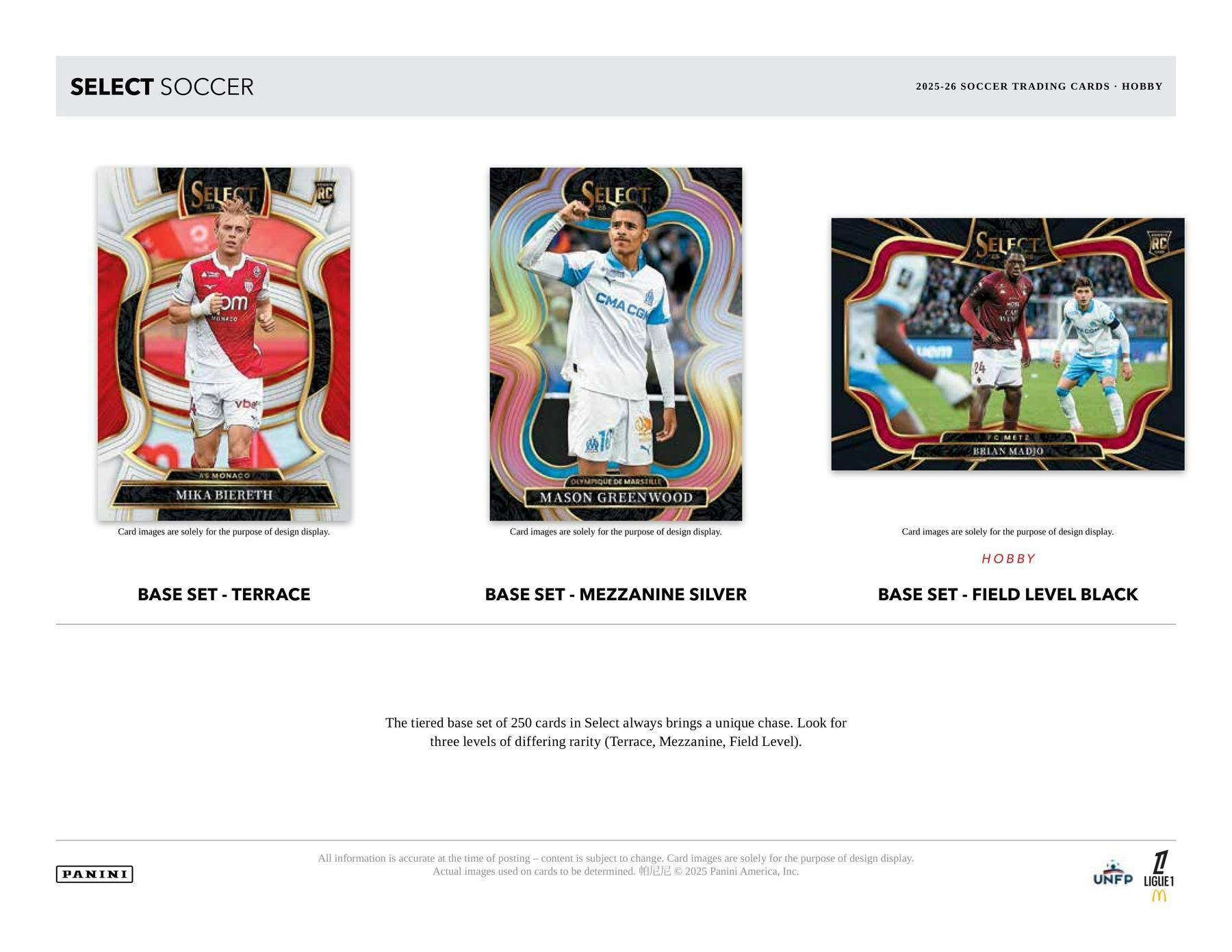2025/26 Panini Select Ligue 1 Soccer H2 Box | Columbia Sports Cards - Columbia Sports Cards