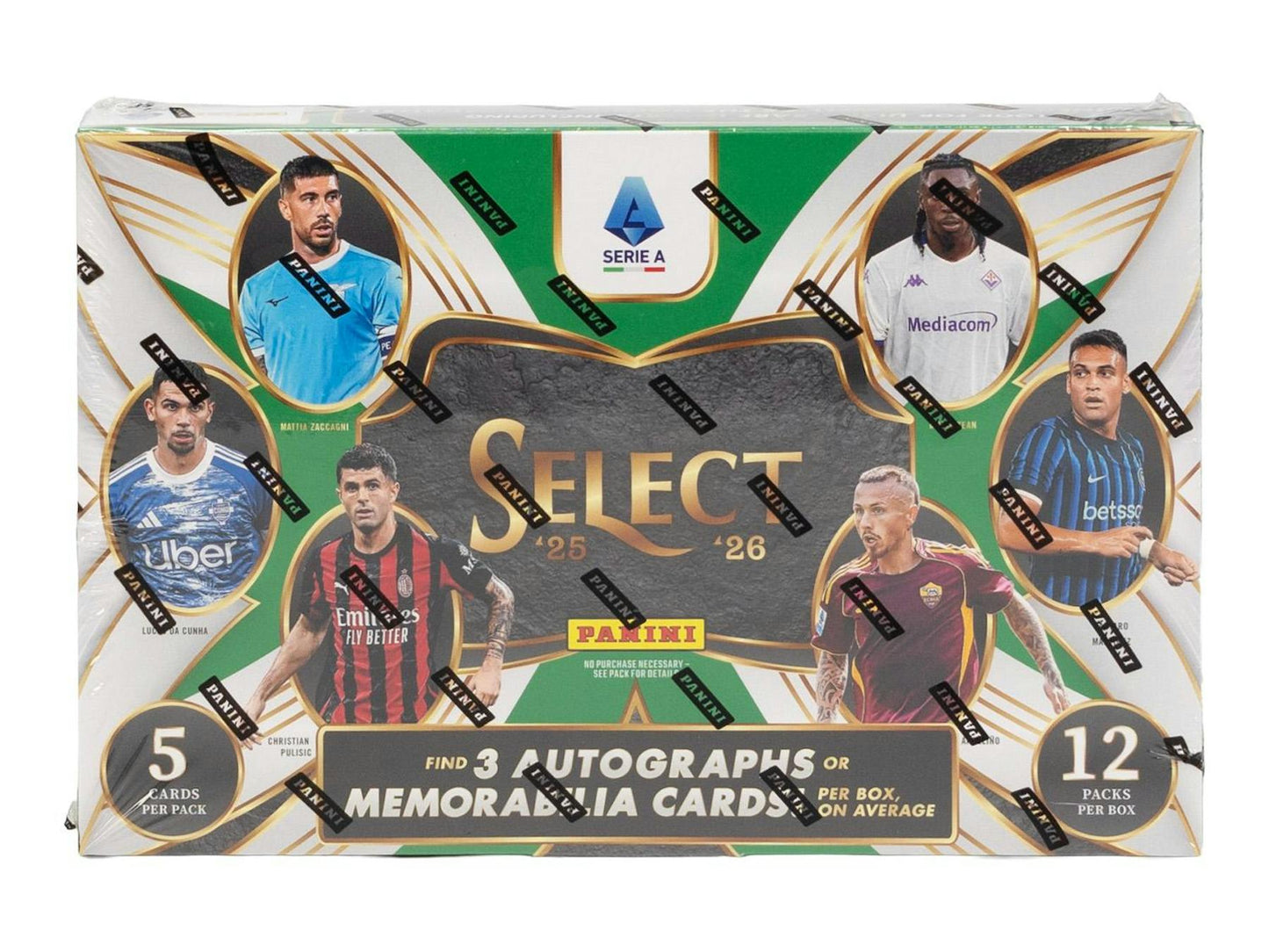 2025/26 Panini Select Serie A Soccer Hobby Box | Columbia Sports Cards - Columbia Hobby - Sports Card Boxes - Toploaders - Card Savers