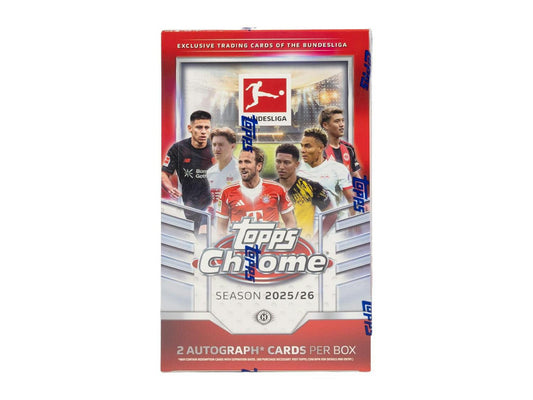 2025/26 Topps Chrome Bundesliga Soccer Hobby Box | Columbia Sports Cards - Columbia Hobby - Sports Card Boxes - Toploaders - Card Savers