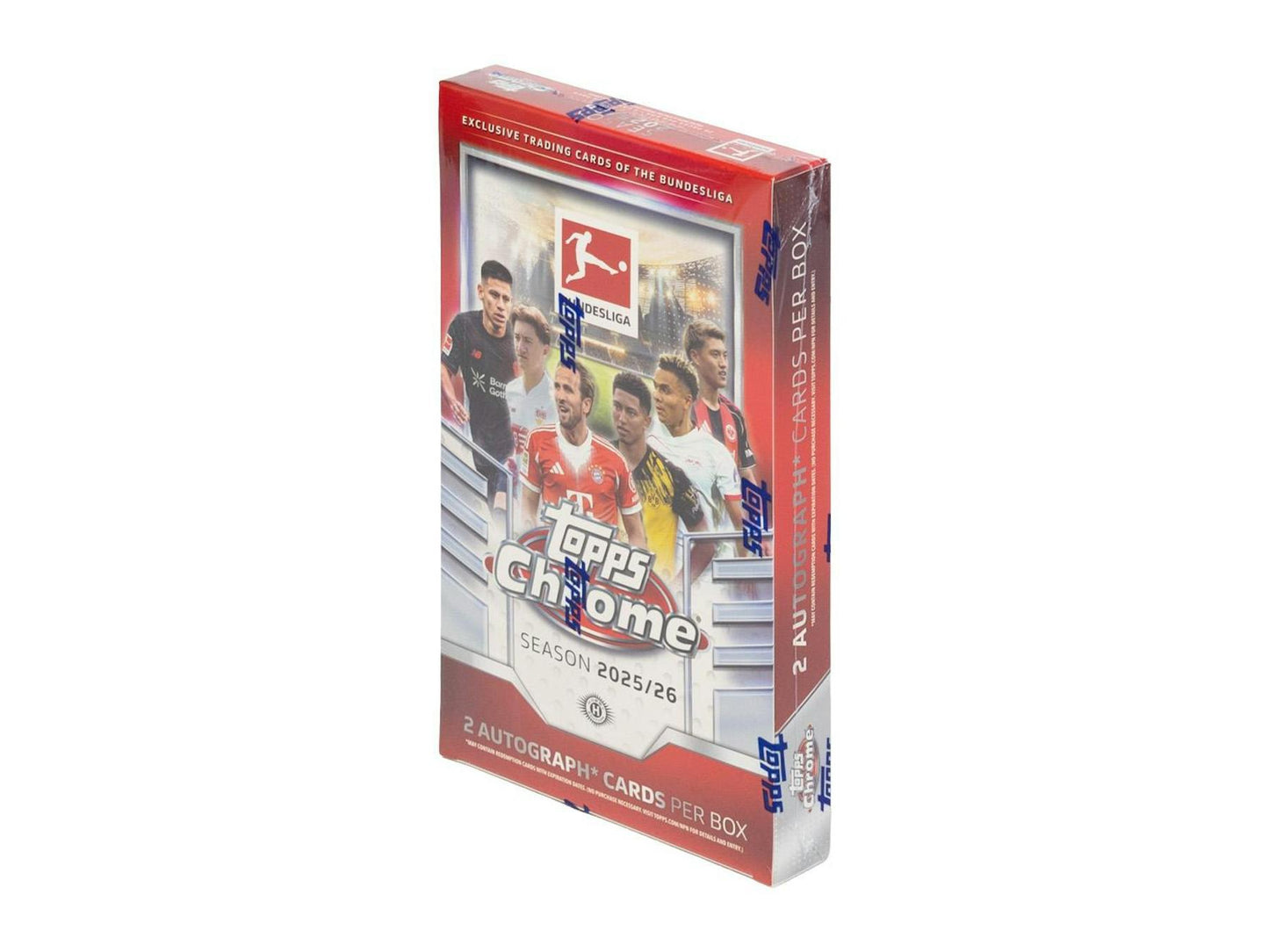 2025/26 Topps Chrome Bundesliga Soccer Hobby Box | Columbia Sports Cards - Columbia Hobby - Sports Card Boxes - Toploaders - Card Savers